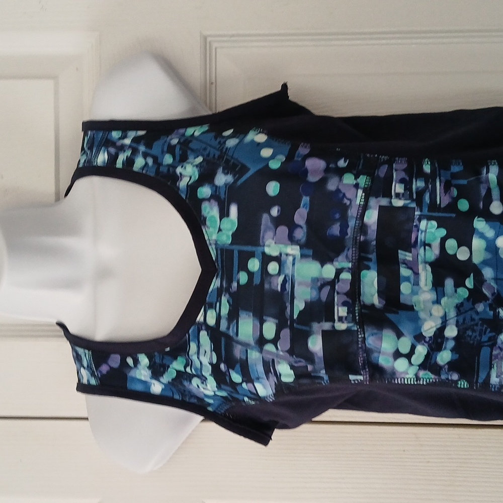 Tek Gear Drytek Women's Abstract Print athletic tank top Sz S NWOT - Picture 3 of 8